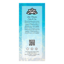 Plantilla de tarjeta de spa Damask Ombre Salon de 