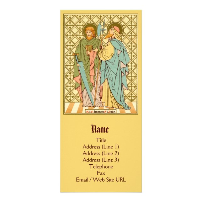 Publicitaria SS. Tarjeta para rack Simon & Jude (RLS 16) (Estil (Frente)