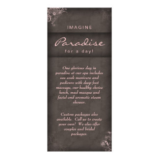 Publicitaria Tarjeta de bandeja de salón Vintage floral Taupe r