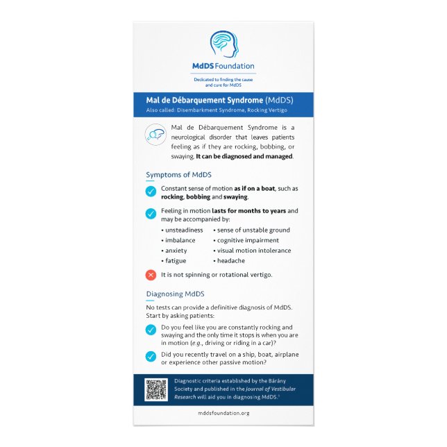 Publicitaria Tarjeta de conocimiento, información de MdDS para  (Frente)