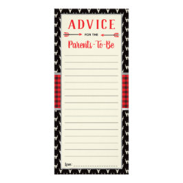 Publicitaria Tarjeta de consejo de Woodland, Baby Shower, con p