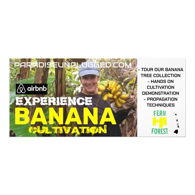 PUBLICITARIA TARJETA DE CULTIVO DE PLÁTANO EXPERIMENTAL (Frente)