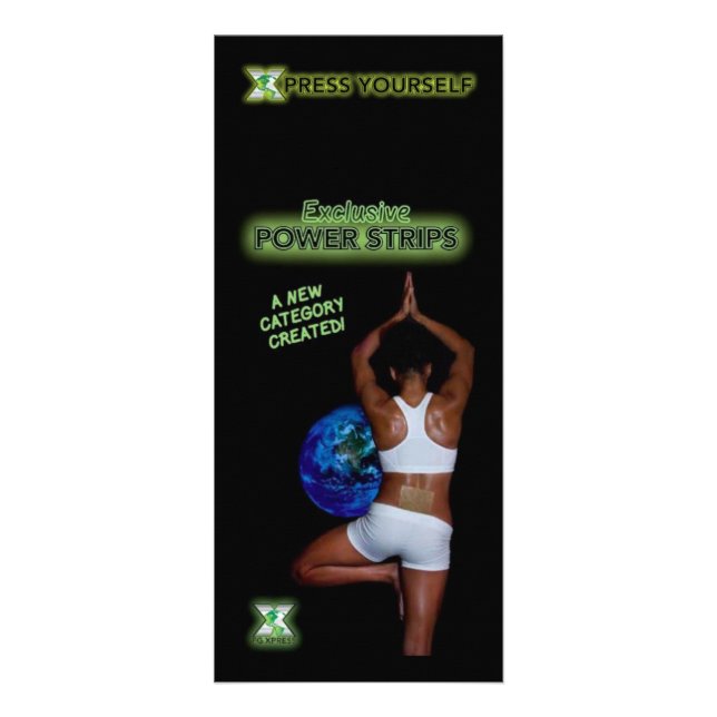 Publicitaria Tarjeta de información de Power Strip (Frente)