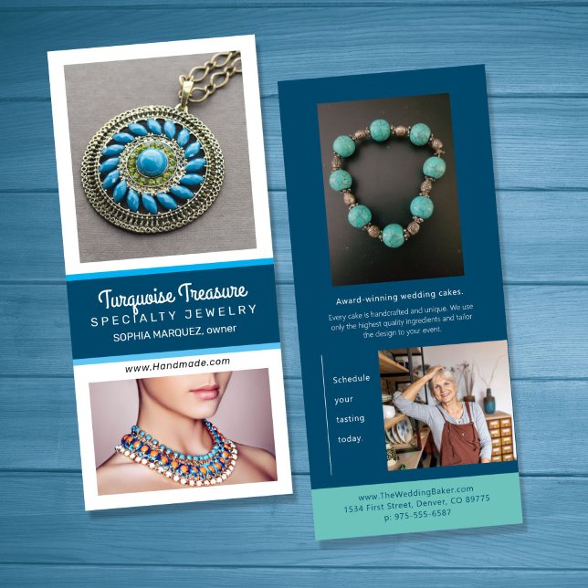 Publicitaria Tarjeta de rack de marketing creativo Blues (Subido por el creador)