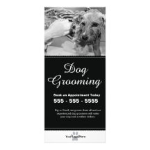 Tarjeta de rack Dog Grooming - personalizada