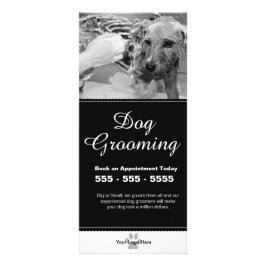 Publicitaria Tarjeta de rack Dog Grooming - personalizada