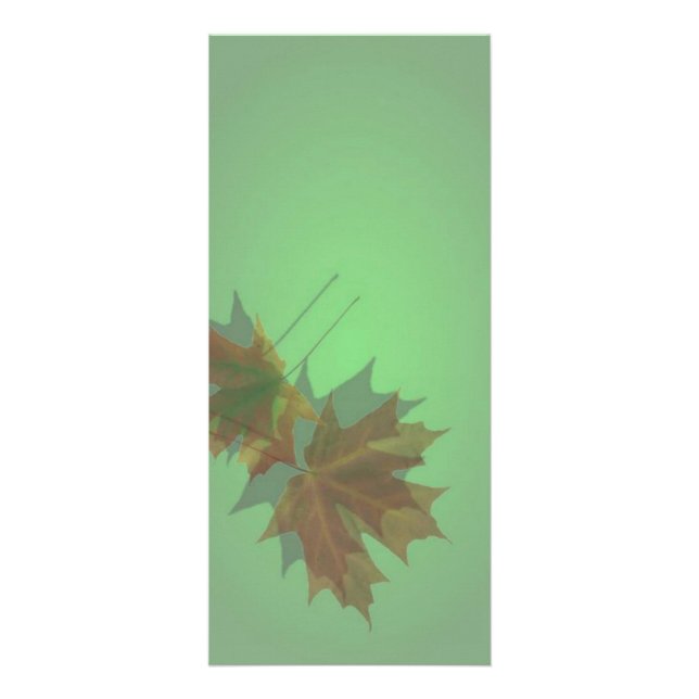 Publicitaria Tarjeta de rack Maple Leave (Frente)
