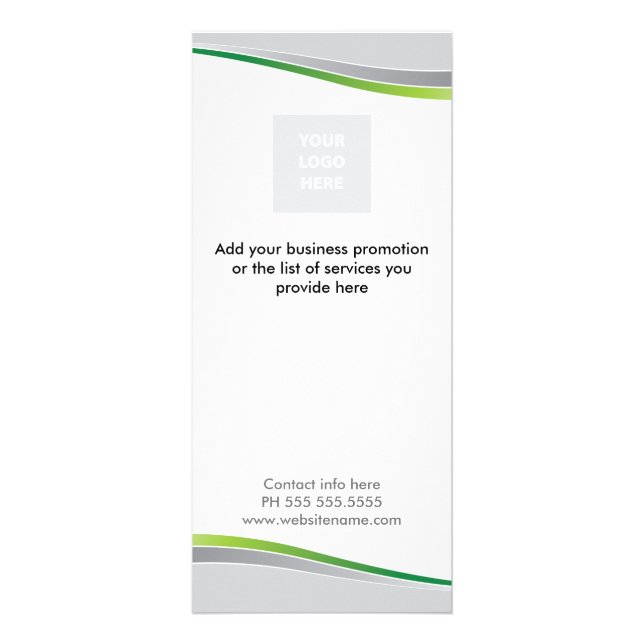 Publicitaria Tarjeta de rack profesional (Frente)