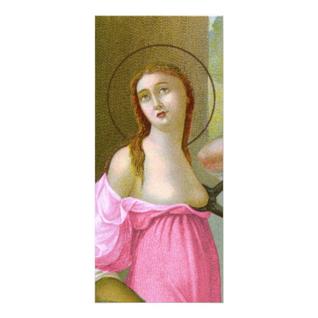 Publicitaria Tarjeta de rack rosa St. Agatha (M 003) #2 (Frente)
