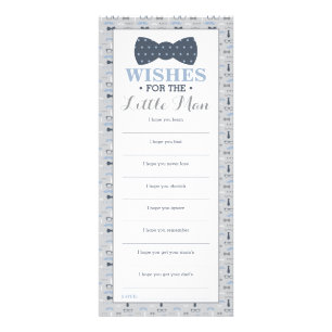 Publicitaria Tarjeta de saludos, Baby Shower, pequeño hombre, p