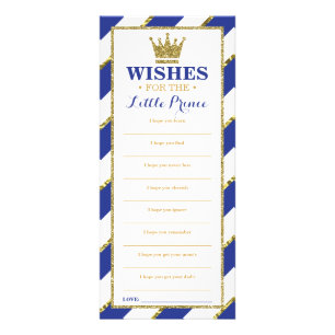 Publicitaria Tarjeta de saludos, Baby Shower, Prince, Paquete d