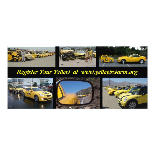 Publicitaria Tarjeta del estante de YS (Frente)