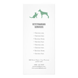 Publicitaria Tarjeta para perros y gatos de Veterinaria Service