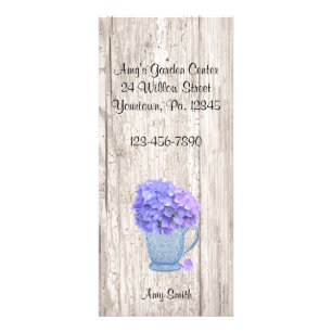 Publicitaria Tarjeta para rack Country Hydrangea