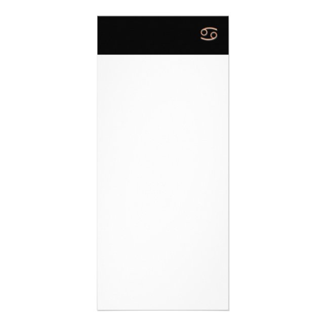 Publicitaria Tarjeta para rack de cáncer (Frente)