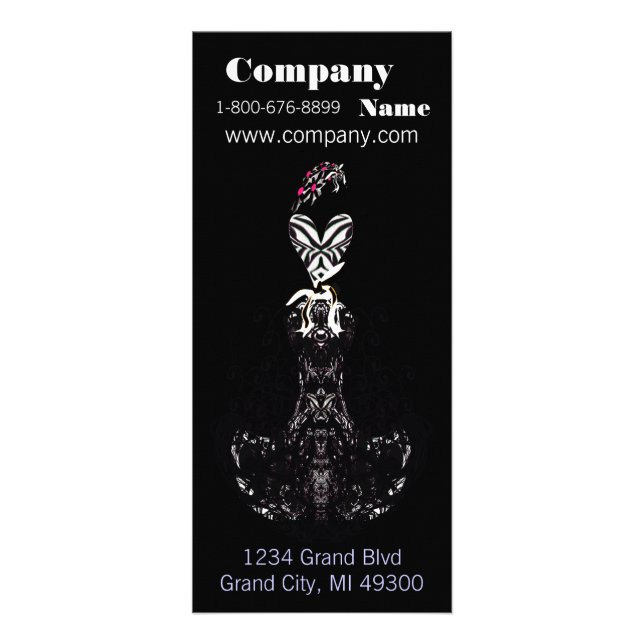 Publicitaria Tarjeta para rack de color (Frente)