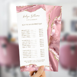 Publicitaria Tarjeta para rack de lista de precios de agendas d