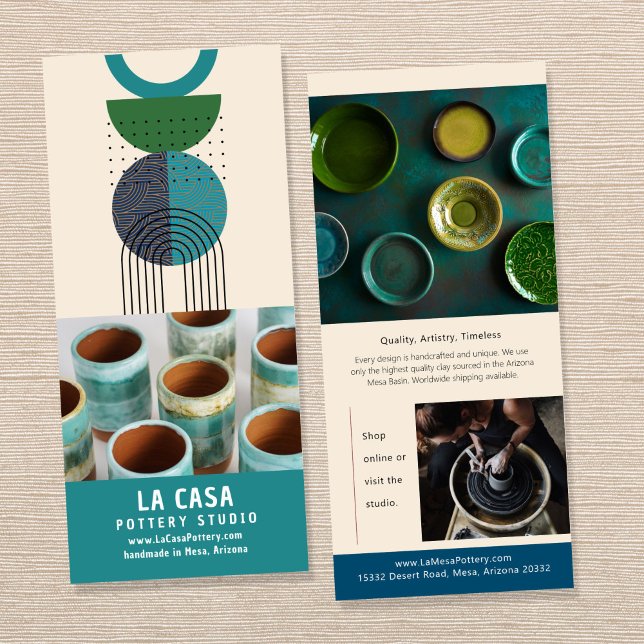 Publicitaria Tarjeta para rack de marketing creativo de escultu (Subido por el creador)