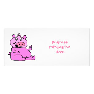 Publicitaria Tarjeta para rack de negocios de calendario Pig 20