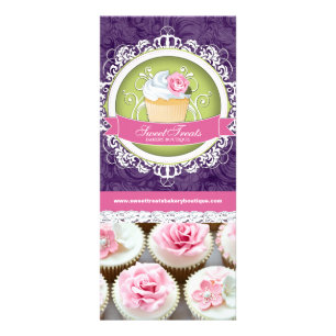 Publicitaria Tarjeta para rack de personalizable Cupcake Boutiq