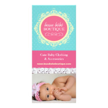 Tarjeta para rack de Personalizable lindo para beb