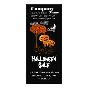 Publicitaria Tarjeta para rack de venta de Halloween