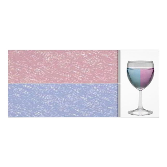 Publicitaria Tarjeta para rack de vidrio Wine (Frente)