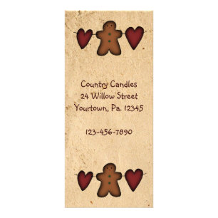 Publicitaria Tarjeta para rack Hearts & Gingerbread