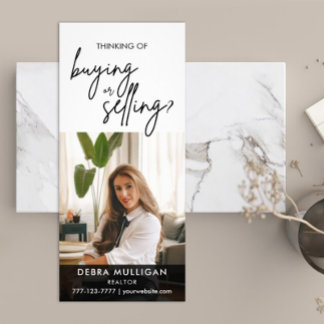 Publicitaria Tarjeta para rack inmobiliario moderno personaliza