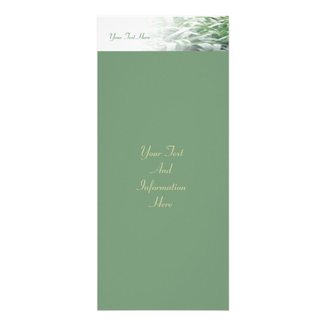 Publicitaria Tarjeta para rack Lawn (Frente)