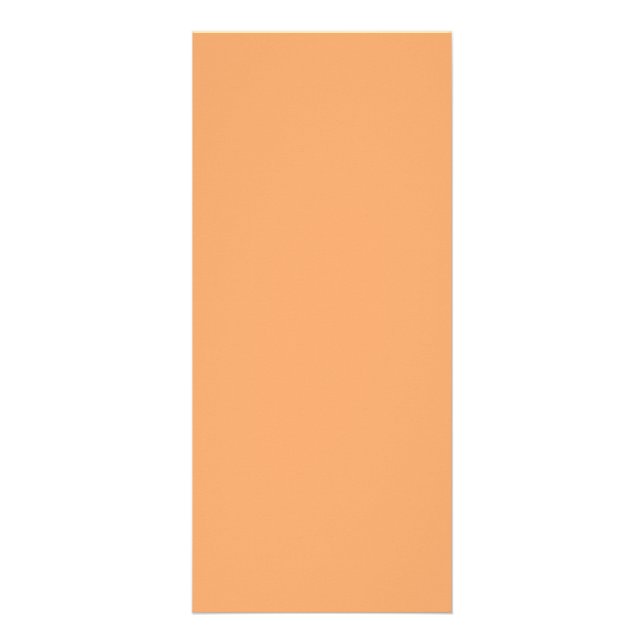 Publicitaria Tarjeta para rack Naranja Pastel (Frente)