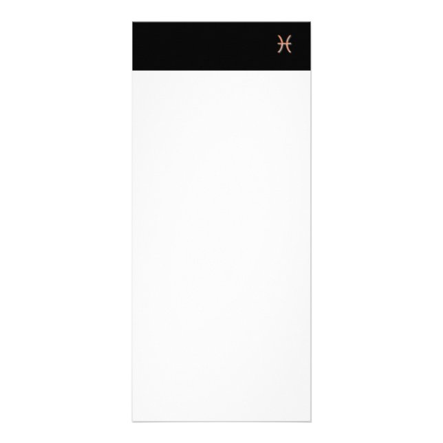 Publicitaria Tarjeta para rack Pisces (Frente)