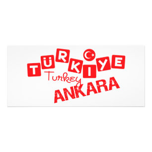 Publicitaria Tarjeta para rack TURKEY ANKARA - personalizar