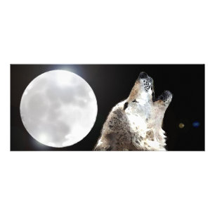 Publicitaria Tarjeta para rack Wolf y Moon