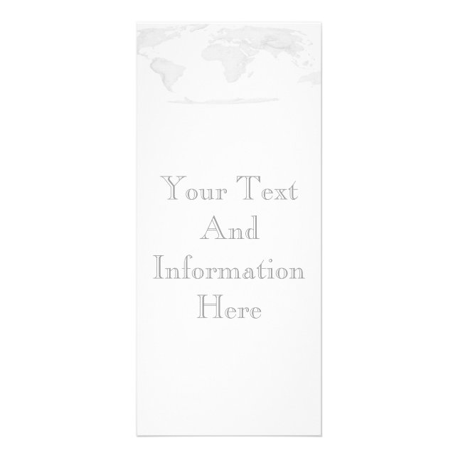 Publicitaria Tarjeta para rack World Map (Frente)