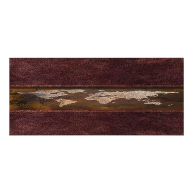 Publicitaria Tarjeta para rack World Map (Frente)