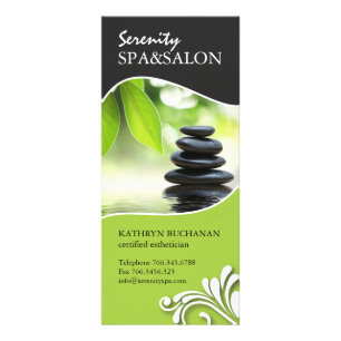 Publicitaria TARJETA personalizado SALON & SPA RACK