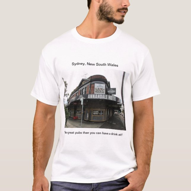 Pubs de Sydney: Camiseta del hotel de Annandale (Anverso)
