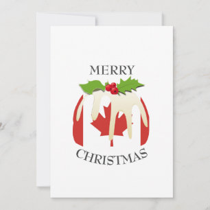 Pudding festivo con CANADA Navidad