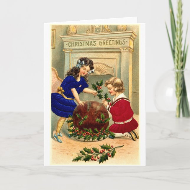 Pudín de Figgy de 1904 navidad (Anverso)