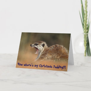 Pudín del navidad - tarjeta de Navidad de KMP
