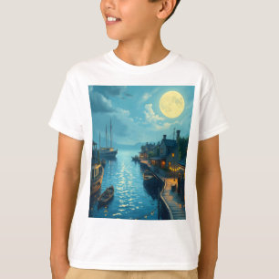 Pueblo costero 1 y camiseta de playa tropical