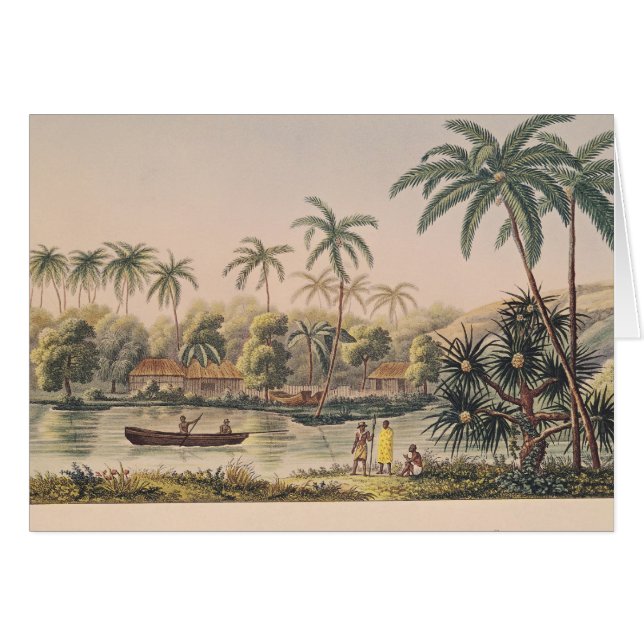 Pueblo de Matavae, Tahití (Anverso (Horizontal))