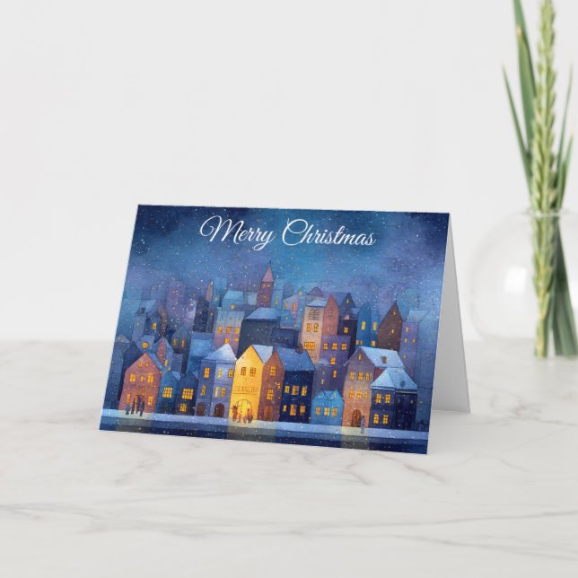 Pueblo de Navidad (Anverso)
