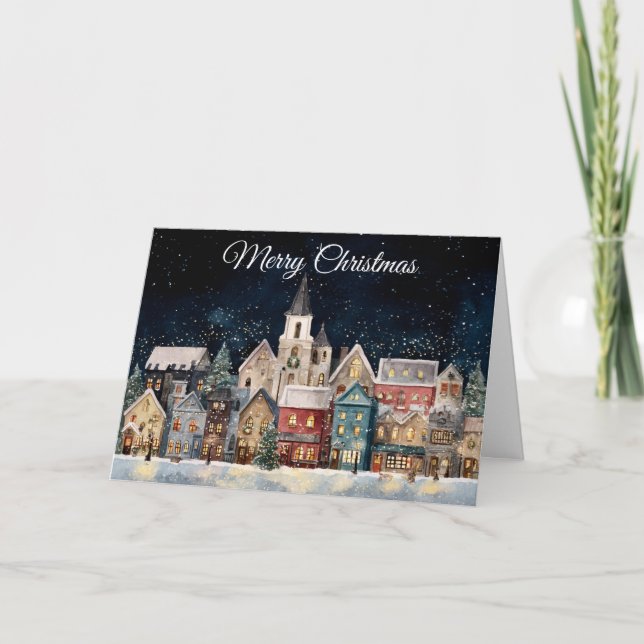 Pueblo de Navidad (Anverso)