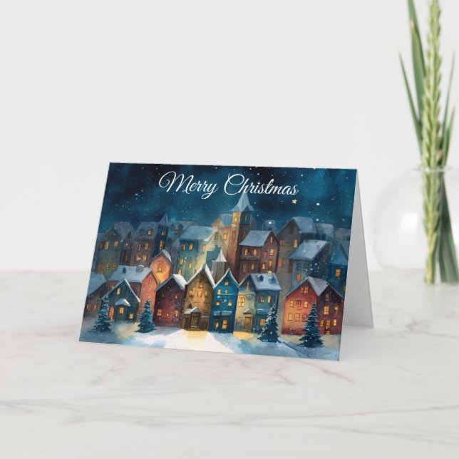 Pueblo de Navidad (Anverso)