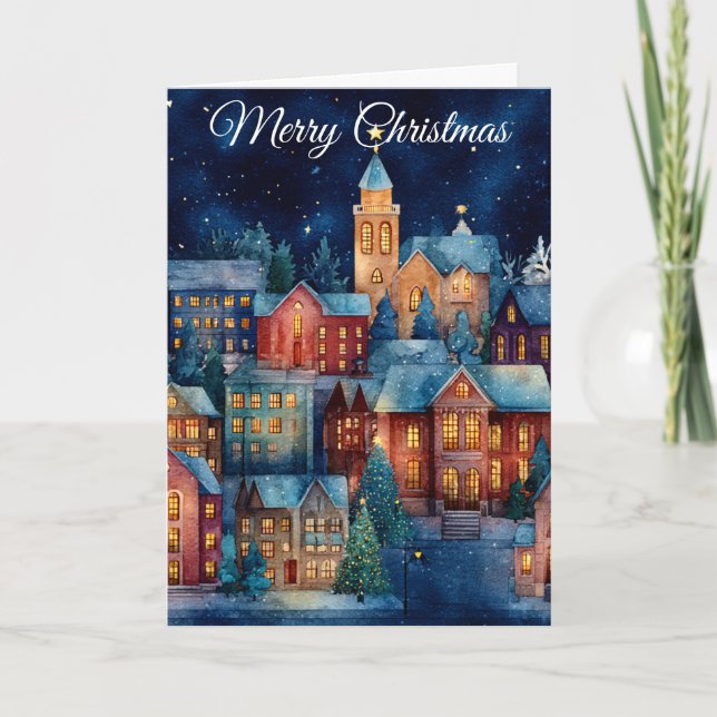 Pueblo de Navidad (Anverso)