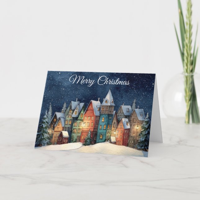 Pueblo de Navidad (Anverso)