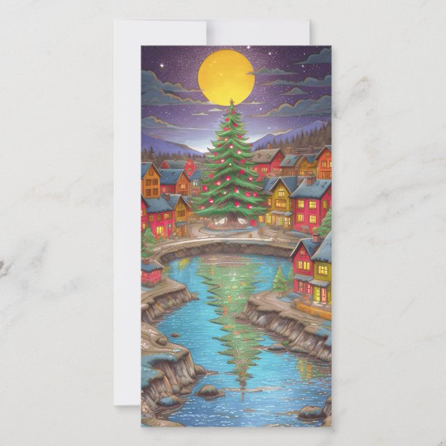 Pueblo de Navidad Manga (Anverso)