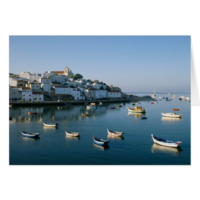 Pueblo de pescadores de Ferragudo, Algarve, Portug (Anverso (Horizontal))